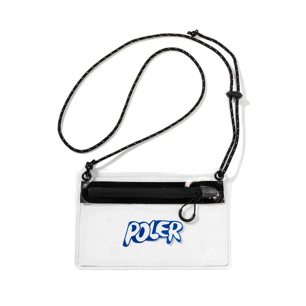 【POLER|ポーラー】HIGH&DRY PVC CLEAR MOBILE SACOCHE/ハイ&ドライPVCクリアモバイルサコッシュ(ORANGE,BLACK,PURPLE) - STREAM【POLER|ポーラー】HIGH&DRY PVC CLEAR MOBILE SACOCHE/ハイ&ドライPVCクリアモバイルサコッシュ(ORANGE,BLACK,PURPLE)STREAMBLACK