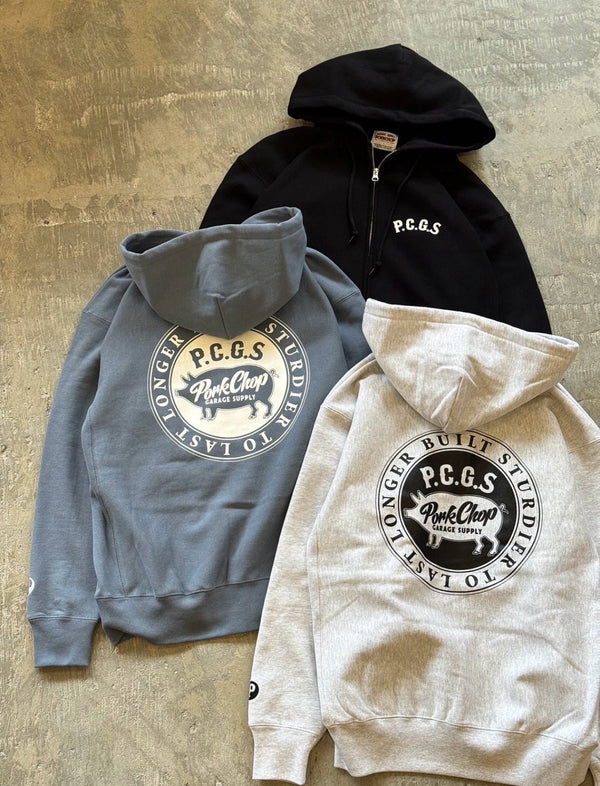 CIRCLE PORK ZIP UP HOODIE