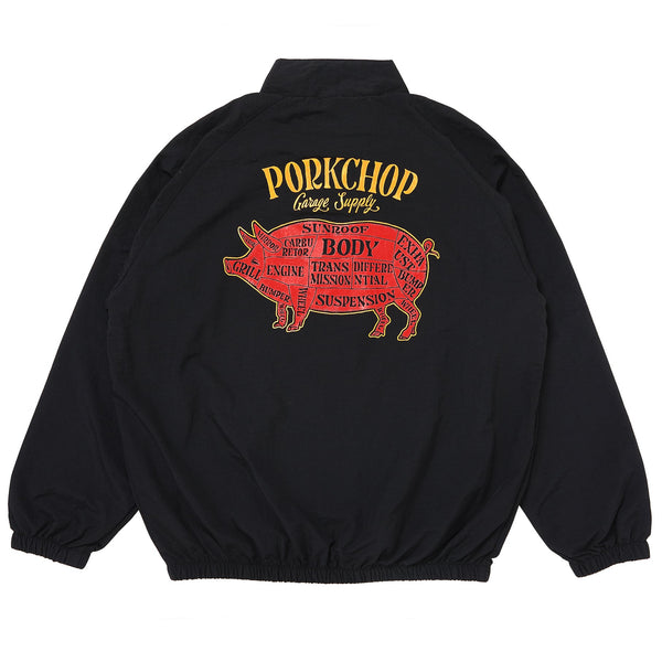 【PORKCHOP GARAGE SUPPLY|ポークチョップ ガレージ サプライ】PORK BACK NYLON JKT/ポークバックナイロンジャケット(BLACK,NAVY,GRAY) - STREAM【PORKCHOP GARAGE SUPPLY|ポークチョップ ガレージ サプライ】PORK BACK NYLON JKT/ポークバックナイロンジャケット(BLACK,NAVY,GRAY)STREAMBLACKM