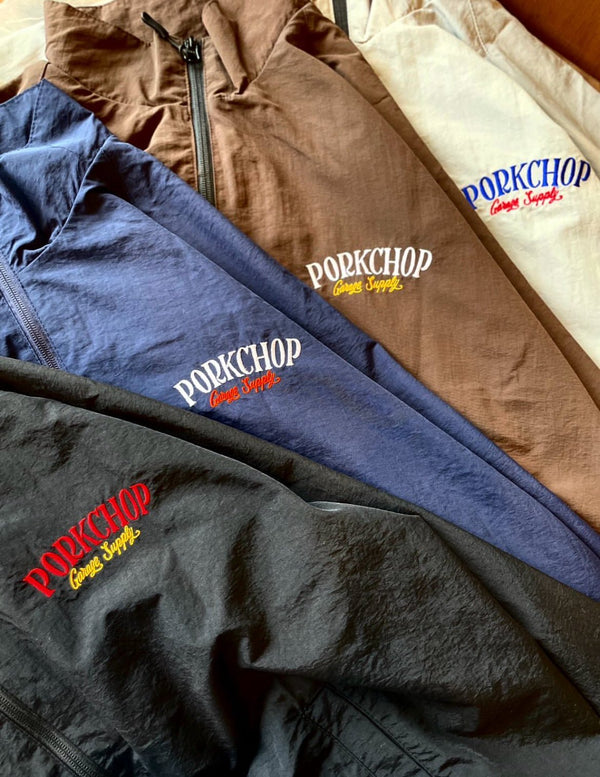 【PORKCHOP GARAGE SUPPLY|ポークチョップ ガレージ サプライ】PORK BACK NYLON JKT/ポークバックナイロンジャケット(BLACK,NAVY,GRAY) - STREAM【PORKCHOP GARAGE SUPPLY|ポークチョップ ガレージ サプライ】PORK BACK NYLON JKT/ポークバックナイロンジャケット(BLACK,NAVY,GRAY)STREAMGRAYM
