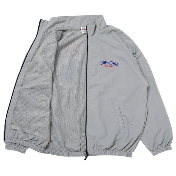 【PORKCHOP GARAGE SUPPLY|ポークチョップ ガレージ サプライ】PORK BACK NYLON JKT/ポークバックナイロンジャケット(BLACK,NAVY,GRAY) - STREAM【PORKCHOP GARAGE SUPPLY|ポークチョップ ガレージ サプライ】PORK BACK NYLON JKT/ポークバックナイロンジャケット(BLACK,NAVY,GRAY)STREAMGRAYM