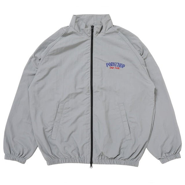 【PORKCHOP GARAGE SUPPLY|ポークチョップ ガレージ サプライ】PORK BACK NYLON JKT/ポークバックナイロンジャケット(BLACK,NAVY,GRAY) - STREAM【PORKCHOP GARAGE SUPPLY|ポークチョップ ガレージ サプライ】PORK BACK NYLON JKT/ポークバックナイロンジャケット(BLACK,NAVY,GRAY)STREAMGRAYM
