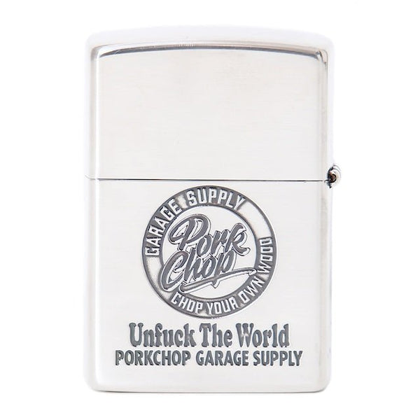 PORKCHOP GARAGE SUPPLY|
PORK ZIPPO 2025(SILVER)