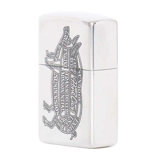 PORKCHOP GARAGE SUPPLY|
PORK ZIPPO 2025(SILVER)