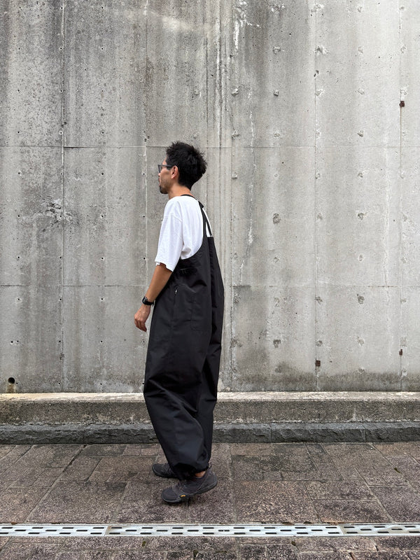 【RAJABROOKE|ラジャブルック】WATERPROOF OVERALL/ウォータープルーフ オーバーオール(BLACK)