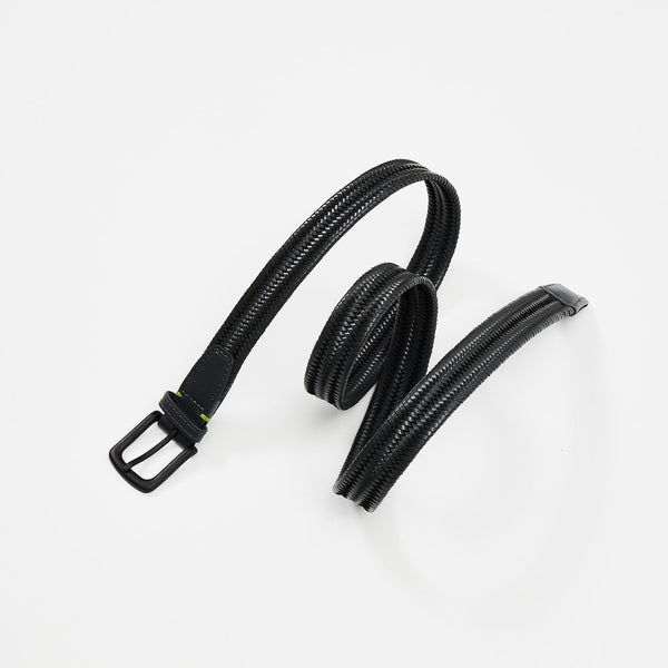 【RAJABROOKE|ラジャブルック】STRETCH BELT/ストレッチ ベルト(CHARCOAL)