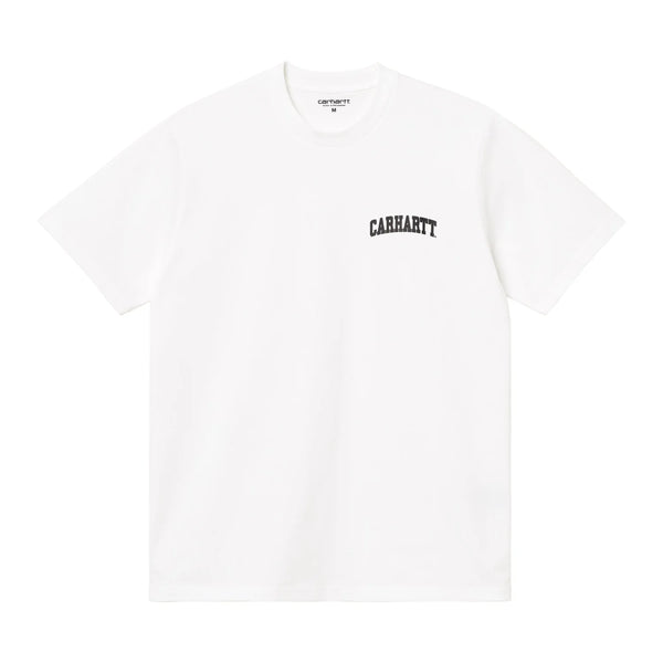 S/S UNIVERSITY SCRIPT T-SHIRT/S/SユニバーシティースクリプトTシャツ(WHITE/BLACK)
