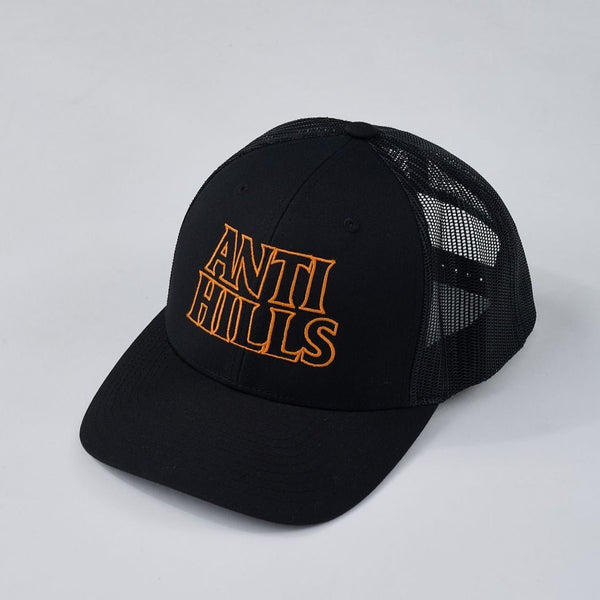 【SAVE SHOCK|セーブショック】ANTI HILLS TRUCKER MESH CAP/アンチヒルズ トラッカーメッシュキャップ(LIGHT BROWN , BLACK)