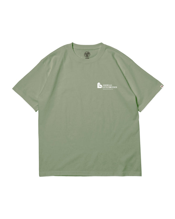 【SAYHELLO|セイハロー】ACT CLASSY S/S TEE/アクトクラッシーS/Sティー(SMOKE GREEN) - STREAM【SAYHELLO|セイハロー】ACT CLASSY S/S TEE/アクトクラッシーS/Sティー(SMOKE GREEN)STREAMS