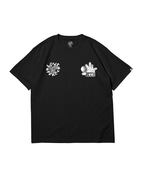 【SAYHELLO|セイハロー】NIGHT FANTASY S/S TEE/ナイトファンタジーS/Sティー(BLACK) - STREAM【SAYHELLO|セイハロー】NIGHT FANTASY S/S TEE/ナイトファンタジーS/Sティー(BLACK)STREAMS