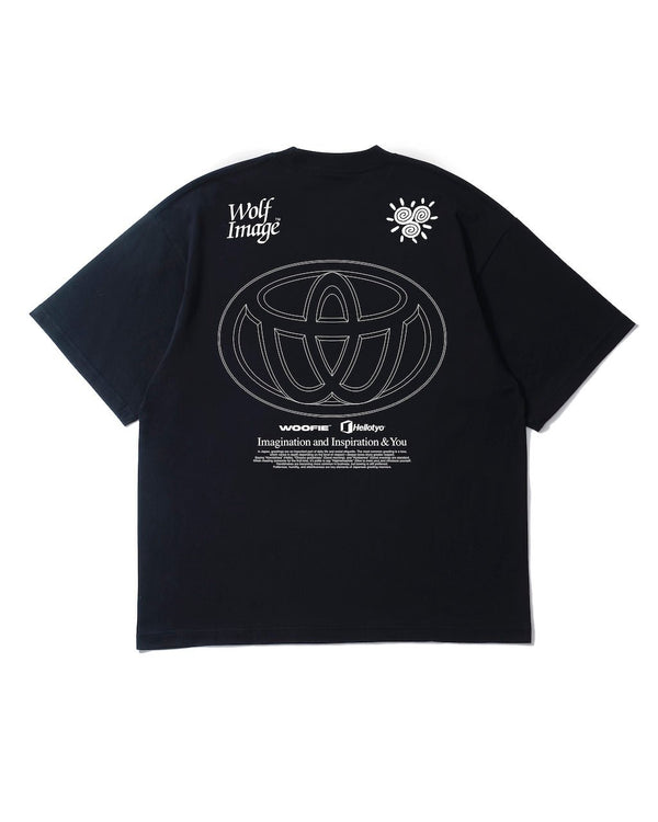 【SAYHELLO|セイハロー】TEAM WOLF TEE/チームウルフティー(NAVY , BLACK) - STREAM【SAYHELLO|セイハロー】TEAM WOLF TEE/チームウルフティー(NAVY , BLACK)STREAMBLACKM