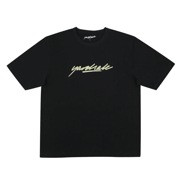 SCRIPT T-SHIRT/スクリプト Tシャツ(BLACK)