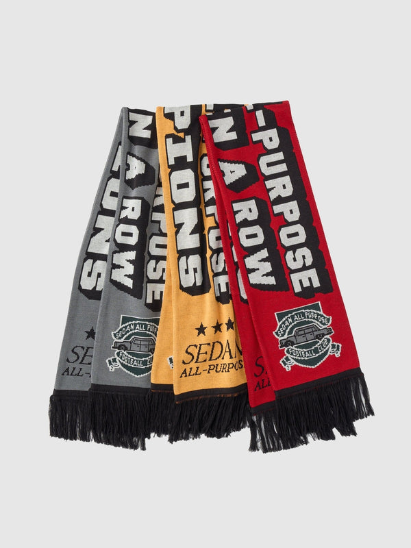 【SEDAN ALL - PURPOSE | セダンオールパーパス】FOOTBALL SCARF/フットボールスカーフ(YELLOW) - STREAM【SEDAN ALL - PURPOSE | セダンオールパーパス】FOOTBALL SCARF/フットボールスカーフ(YELLOW)STREAMONE SIZE