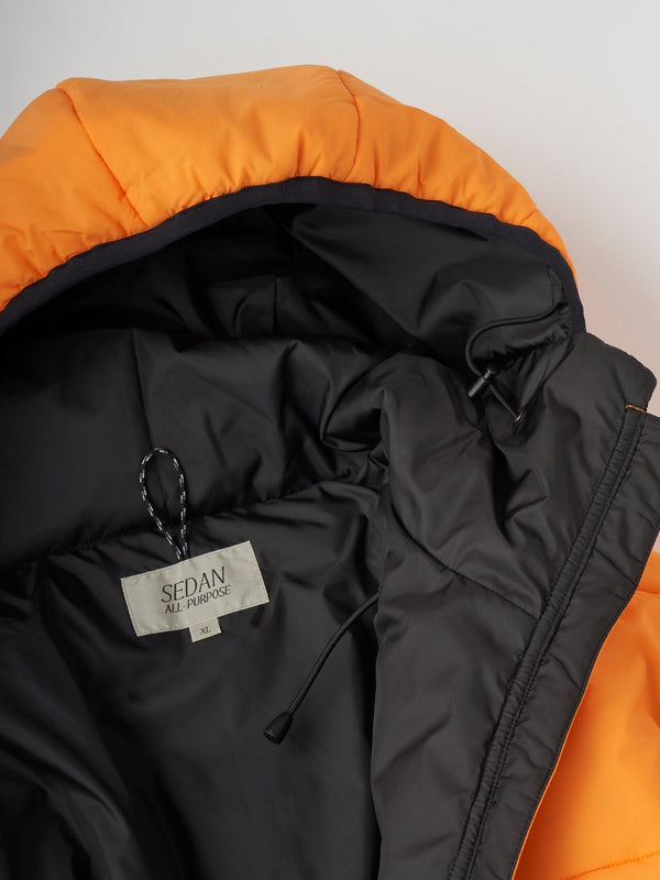 【SEDAN ALL - PURPOSE | セダンオールパーパス】POLAR PUFF PARKA/ポーラーパフパーカー(MANGO YELLOW) - STREAM【SEDAN ALL - PURPOSE | セダンオールパーパス】POLAR PUFF PARKA/ポーラーパフパーカー(MANGO YELLOW)STREAMM