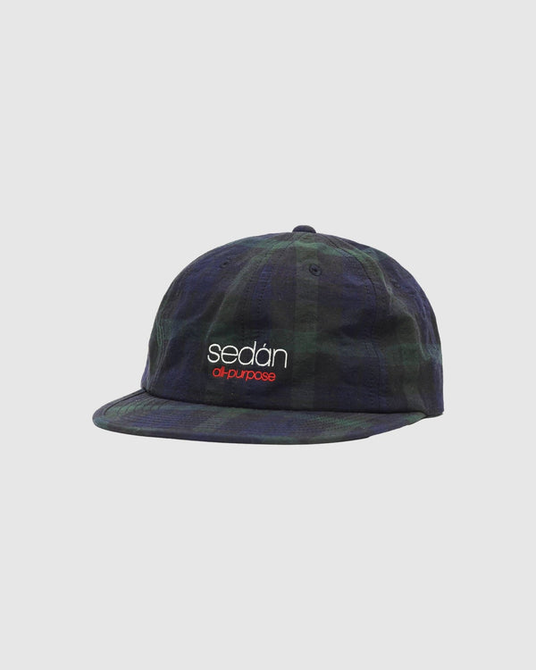 【SEDAN ALL-PURPOSE|セダンオールパーパス】CLASSIC LOGO COTTON LINEN CAP(GINGHAM PLAID , BLACKWATCH)