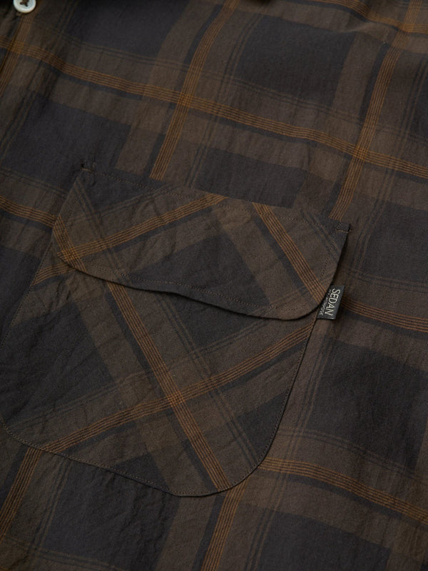 【SEDAN ALL - PURPOSE|セダンオールパーパス】MADRAS PLAID OPEN COLLAR SHIRT/マドラスプレイド オープンカラーシャツ(BLACK/OLIVE) - STREAM【SEDAN ALL - PURPOSE|セダンオールパーパス】MADRAS PLAID OPEN COLLAR SHIRT/マドラスプレイド オープンカラーシャツ(BLACK/OLIVE)STREAMM
