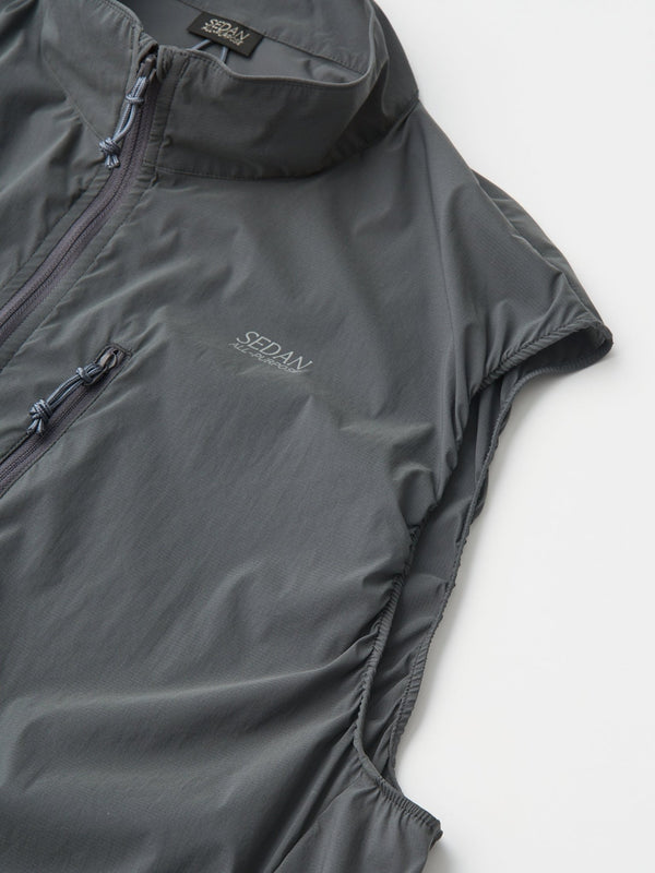 【SEDAN ALL - PURPOSE|セダンオールパーパス】RIPSTOP LIGHT VEST/リップストップライトベスト(WOLF GREY) - STREAM【SEDAN ALL - PURPOSE|セダンオールパーパス】RIPSTOP LIGHT VEST/リップストップライトベスト(WOLF GREY)STREAMM