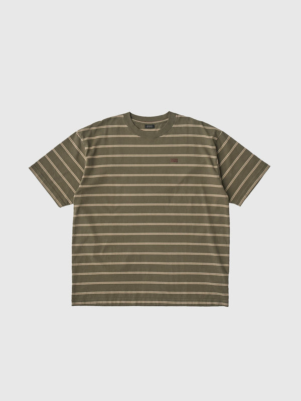 【SEDAN ALL - PURPOSE|セダンオールパーパス】STRIPED S/S TEE/ストライプS/Sティー(NAVY×BLUE,OLIVE×KHAKI) - STREAM【SEDAN ALL - PURPOSE|セダンオールパーパス】STRIPED S/S TEE/ストライプS/Sティー(NAVY×BLUE,OLIVE×KHAKI)STREAMOLIVE KHAKIM