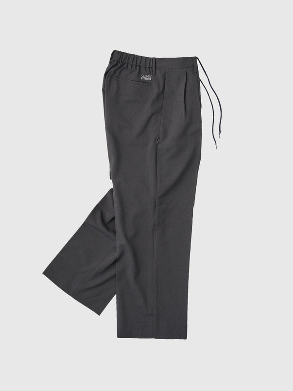 【SEDAN ALL - PURPOSE|セダンオールパーパス】VENTILATION WIDE SLACKS/ベチレーションワイドスラックス(CHARCOAL) - STREAM【SEDAN ALL - PURPOSE|セダンオールパーパス】VENTILATION WIDE SLACKS/ベチレーションワイドスラックス(CHARCOAL)STREAMM