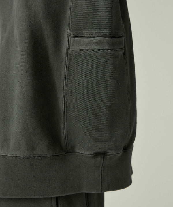 【SNOW PEAK|スノーピーク】GARMENT DYED PULLOVER/ガーメントダイプルオーバー(DARK GREEN , CHARCOAL) - STREAM【SNOW PEAK|スノーピーク】GARMENT DYED PULLOVER/ガーメントダイプルオーバー(DARK GREEN , CHARCOAL)STREAMCHARCOAL1(WOMENS)