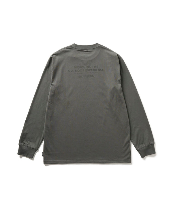 【SNOW PEAK|スノーピーク】SNOW PEAK TYPOGRAPHY L/S T - SHIRT/スノーピークタイポグラフィL/S ティーシャツ(OFF WHITE , GREY) - STREAM【SNOW PEAK|スノーピーク】SNOW PEAK TYPOGRAPHY L/S T - SHIRT/スノーピークタイポグラフィL/S ティーシャツ(OFF WHITE , GREY)STREAMGREYS