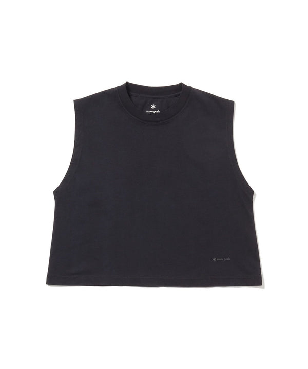 【SNOW PEAK|スノーピーク】W'S OG MERCERIZED SLEEVELESS T - SHIRT/ウィメンズOGマーセライズドスリーブレスTシャツ(OFF WHITE , BLUE , BLACK) - STREAM【SNOW PEAK|スノーピーク】W'S OG MERCERIZED SLEEVELESS T - SHIRT/ウィメンズOGマーセライズドスリーブレスTシャツ(OFF WHITE , BLUE , BLACK)STREAMBLACK1