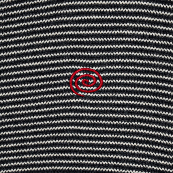 【SOL soonerorlater|ソル スーナーオアレイター】KNITTED BORDER CARDIGAN(BURGUNDY&CHARCOAL , BLACK&IVORY) 正規取扱店舗 公式オンライン通販 ニットカーディガン 26AW