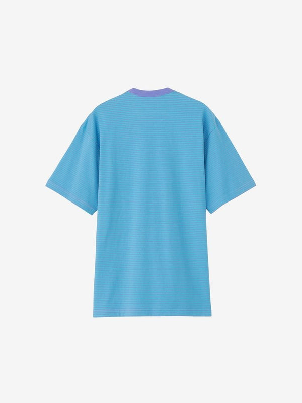 S/S MULTI BORDER TEE/ショートスリーブ マルチボーダーティー(OG オプティックバイオレット×ガイザーアクア) - STREAMS/S MULTI BORDER TEE/ショートスリーブ マルチボーダーティー(OG オプティックバイオレット×ガイザーアクア)STREAMS