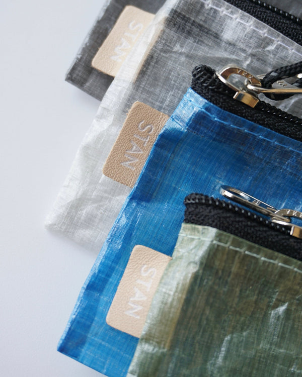 【STAN | スタン】DCF TINY ZIP PURSE/DCF タイニージップパース(WHITE , GREEN , BLUE , BLACK) - STREAM【STAN | スタン】DCF TINY ZIP PURSE/DCF タイニージップパース(WHITE , GREEN , BLUE , BLACK)STREAMWHITE