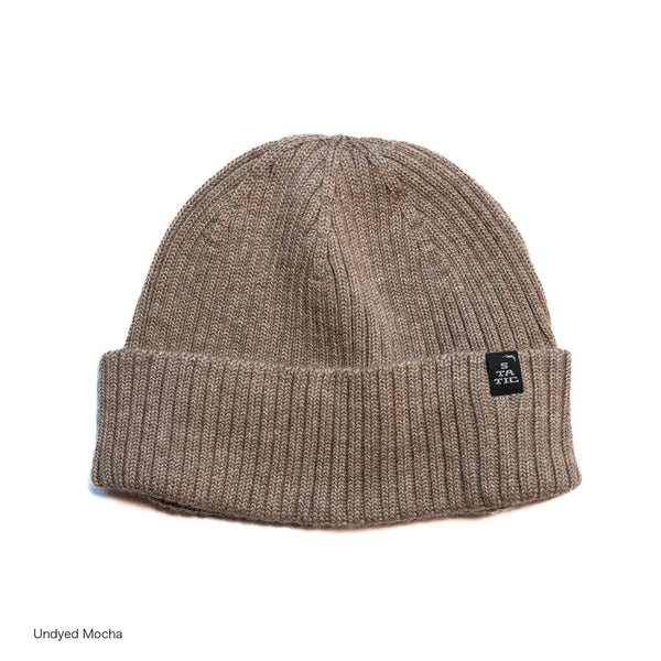 STATIC YAK KNIT CAP UNDYED MOCHA