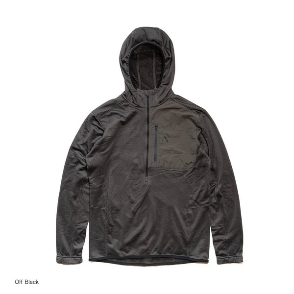 【STATIC|スタティック】ADRIFT HALF ZIP HOODY/アドリフトハーフジップフーディ(OFF BLACK) - STREAM【STATIC|スタティック】ADRIFT HALF ZIP HOODY/アドリフトハーフジップフーディ(OFF BLACK)STREAMOFF BLACKS