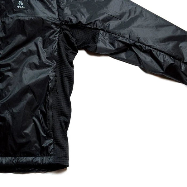 【STATIC|AFTERBURNER HYBRID HOODY/アフターバーナーハイブリッドフーディ(BLACK) - STREAM【STATIC|AFTERBURNER HYBRID HOODY/アフターバーナーハイブリッドフーディ(BLACK)STREAMBLACKM