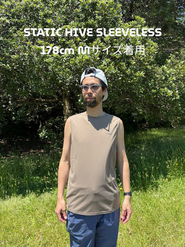 【STATIC|スタティック】HIVE SLEEVELESS/ハイブ スリーブレス(CAMEL , MERCULY , MAGMA) - STREAM【STATIC|スタティック】HIVE SLEEVELESS/ハイブ スリーブレス(CAMEL , MERCULY , MAGMA)STREAMMERCURYM