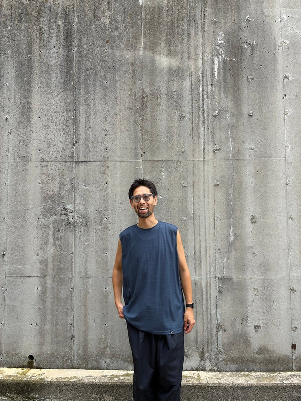 【STATIC|スタティック】RAW SLEEVELESS/ロー スリーブレス(DUSKY BLUE , SANDSTONE)