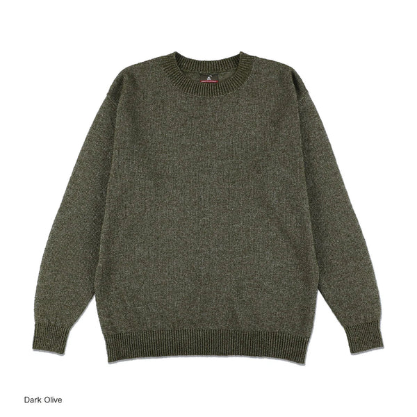 【STATIC|スタティック】ROAR HD CREW/ロアー HD クルー(AZTEC BRICK , DARK OLIVE , INK) 正規取扱店舗 公式オンライン通販 島根 松江 26FW 登山 ハイキング クライミング CORDURA®ナイロン ウールセーター