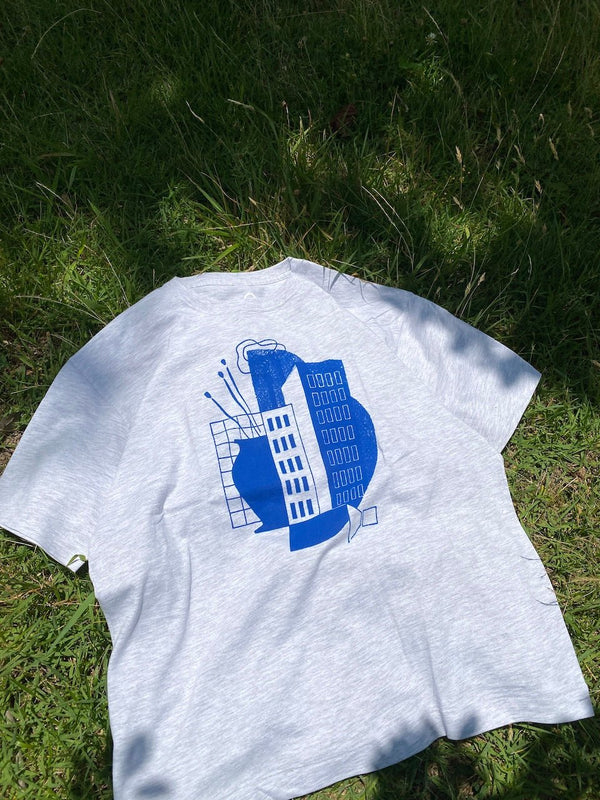 STREAM ORIGINAL T - SHIRT AM.PM TEE(ASH) - STREAMSTREAM ORIGINAL T - SHIRT AM.PM TEE(ASH)STREAMREGULAR