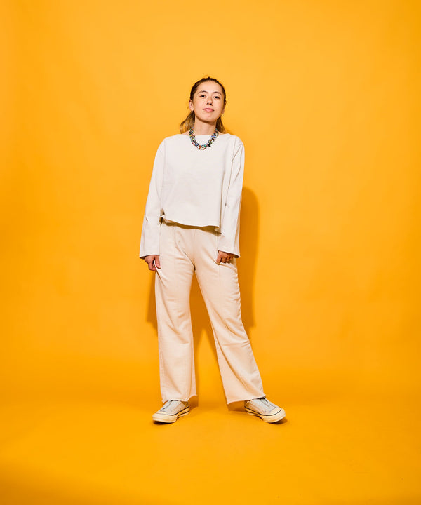 【WALLA WALLA SPORT|ワラワラスポーツ】9OZ WIDE PANT/9OZ ワイドパンツ(IVORY , BLACK) - STREAM【WALLA WALLA SPORT|ワラワラスポーツ】9OZ WIDE PANT/9OZ ワイドパンツ(IVORY , BLACK)STREAMBLACKM