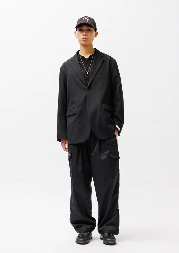 【WTAPS|ダブルタップス】ACADEMY/JACKET/WOPL.SERGE/アカデミー/ジャケット/WOPL.サージ(CHARCOAL,BLACK) - STREAM【WTAPS|ダブルタップス】ACADEMY/JACKET/WOPL.SERGE/アカデミー/ジャケット/WOPL.サージ(CHARCOAL,BLACK)STREAMCHARCOAL2(M)
