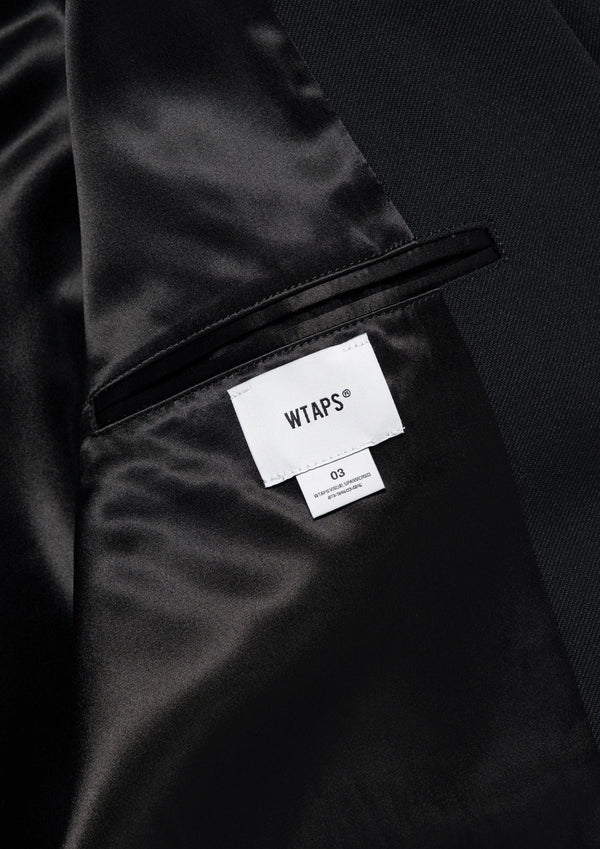 【WTAPS|ダブルタップス】ACADEMY/JACKET/WOPL.SERGE/アカデミー/ジャケット/WOPL.サージ(CHARCOAL,BLACK) - STREAM【WTAPS|ダブルタップス】ACADEMY/JACKET/WOPL.SERGE/アカデミー/ジャケット/WOPL.サージ(CHARCOAL,BLACK)STREAMCHARCOAL2(M)