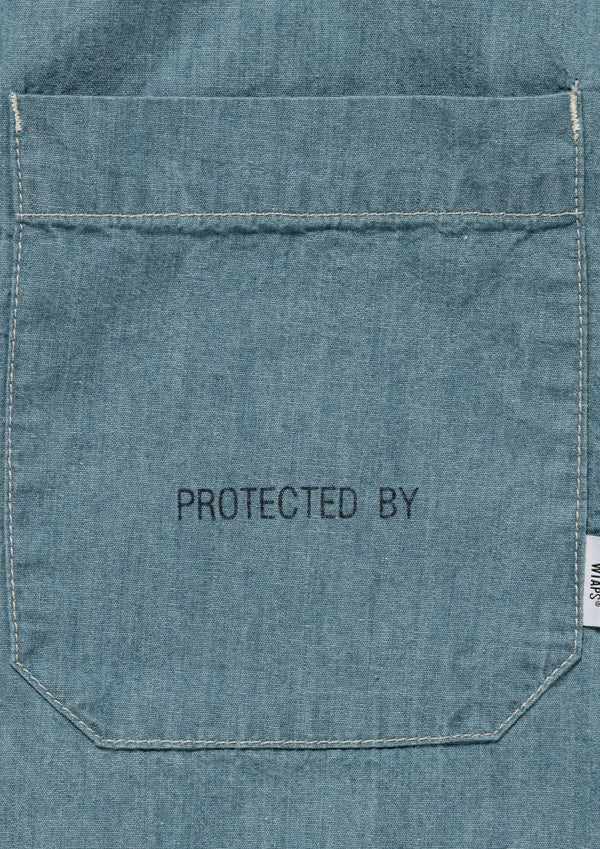 【WTAPS|ダブルタップス】CB / LS / COTTON. CHAMBRAY(INDIGO) - STREAM【WTAPS|ダブルタップス】CB / LS / COTTON. CHAMBRAY(INDIGO)STREAMINDIGO2(M)