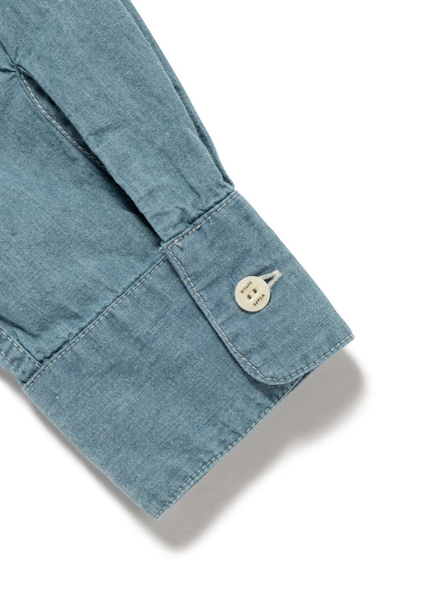 【WTAPS|ダブルタップス】CB / LS / COTTON. CHAMBRAY(INDIGO) - STREAM【WTAPS|ダブルタップス】CB / LS / COTTON. CHAMBRAY(INDIGO)STREAMINDIGO2(M)