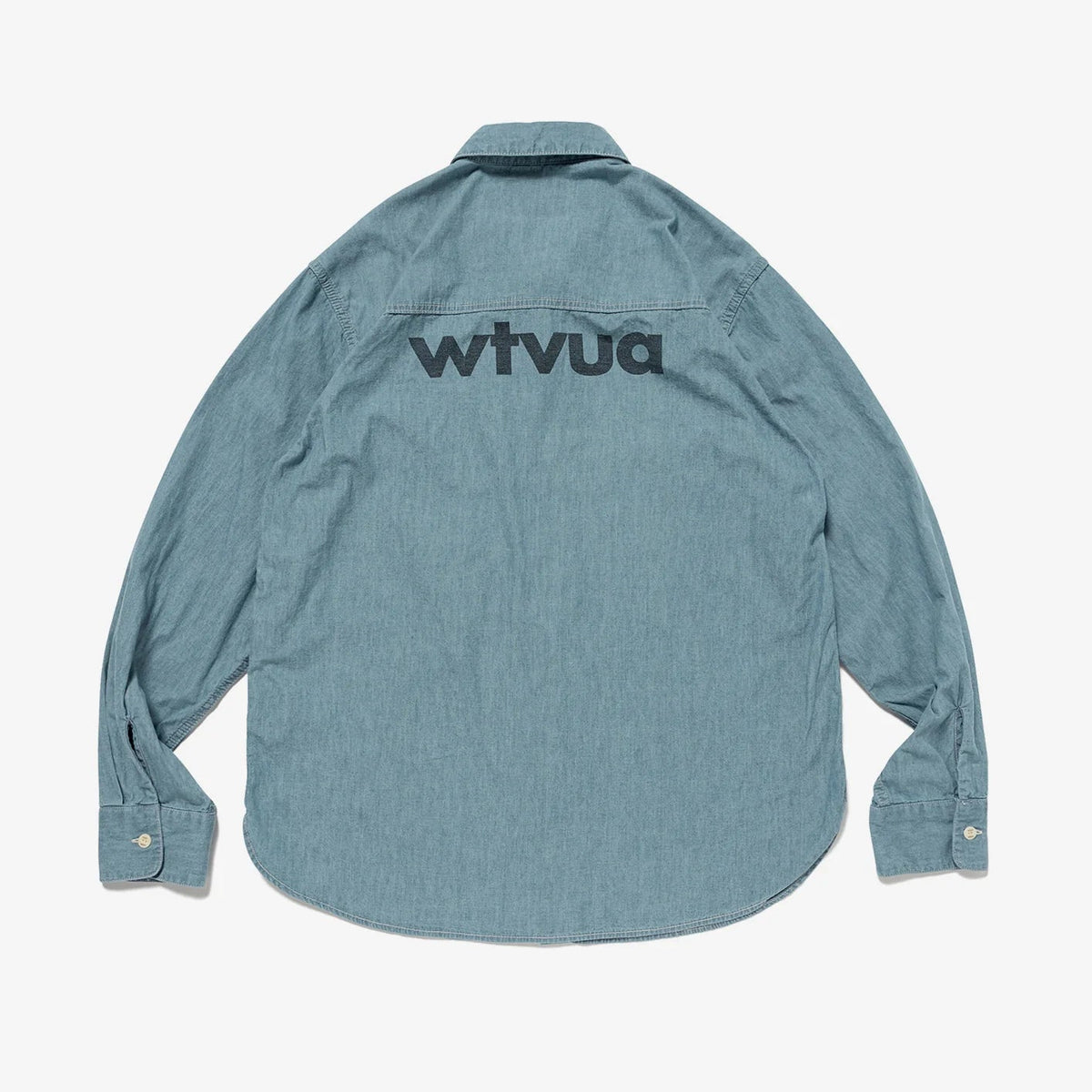 WTAPS CB COTTON CHAMBRAY INDIGO ロングスリーブシャツ – STREAM