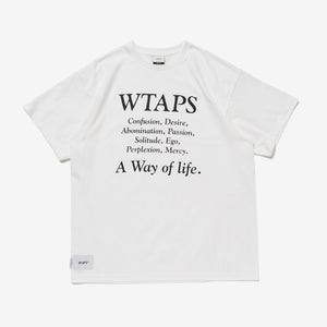 【WTAPS|ダブルタップス】CONTAINING 01 / SS / COTTON (BLACK, NAVY, OLIVE DRAB, WHITE) - STREAM【WTAPS|ダブルタップス】CONTAINING 01 / SS / COTTON (BLACK, NAVY, OLIVE DRAB, WHITE)STREAMWHITE1(S)