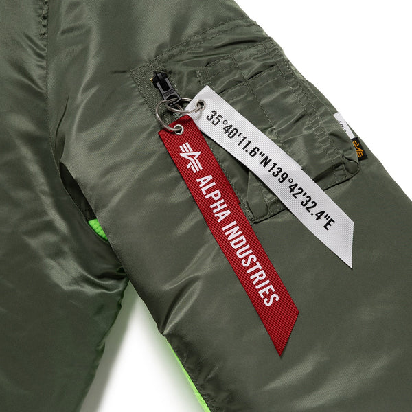 【WTAPS|ダブルタップス】MA - 1 CORE SPEC / JACKET / NYLON. TWILL. ALPHA INDUSTRIES ( OLIVE DRAB )