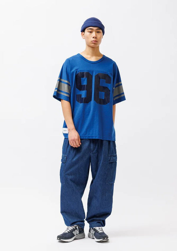【WTAPS|ダブルタップス】QB / SS / COTTON/ QB/SS/コットン(BLUE,BLACK) - STREAM【WTAPS|ダブルタップス】QB / SS / COTTON/ QB/SS/コットン(BLUE,BLACK)STREAMBLUE2(M)