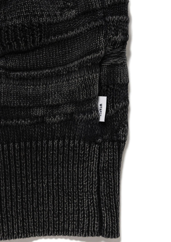 【WTAPS|ダブルタップス】ROCKING / SWEATER / COTTON (BLACK)