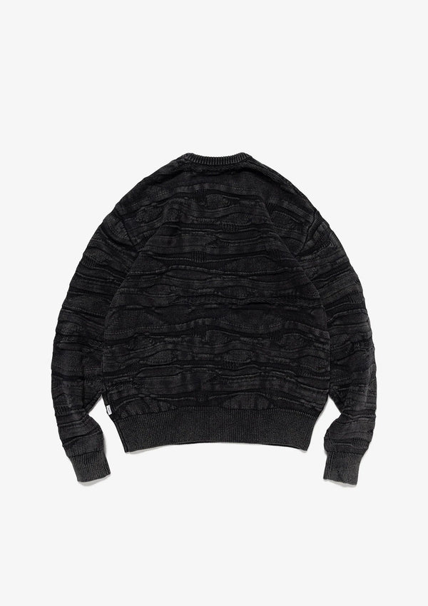 【WTAPS|ダブルタップス】ROCKING / SWEATER / COTTON (BLACK)