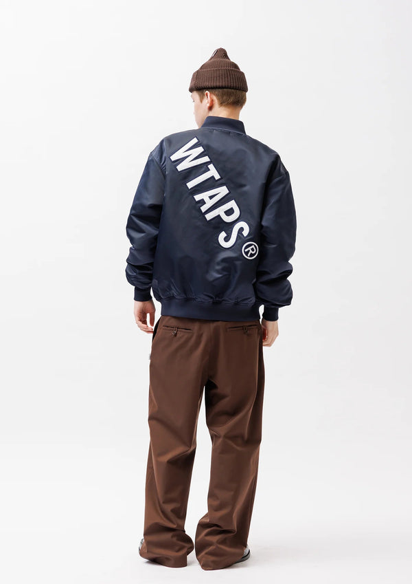 【WTAPS|ダブルタップス】TEAM / JACKET / NYLON. TWILL/チームジャケットナイロンツイル(NAVY,BLACK) - STREAM【WTAPS|ダブルタップス】TEAM / JACKET / NYLON. TWILL/チームジャケットナイロンツイル(NAVY,BLACK)STREAMBLACK2(M)