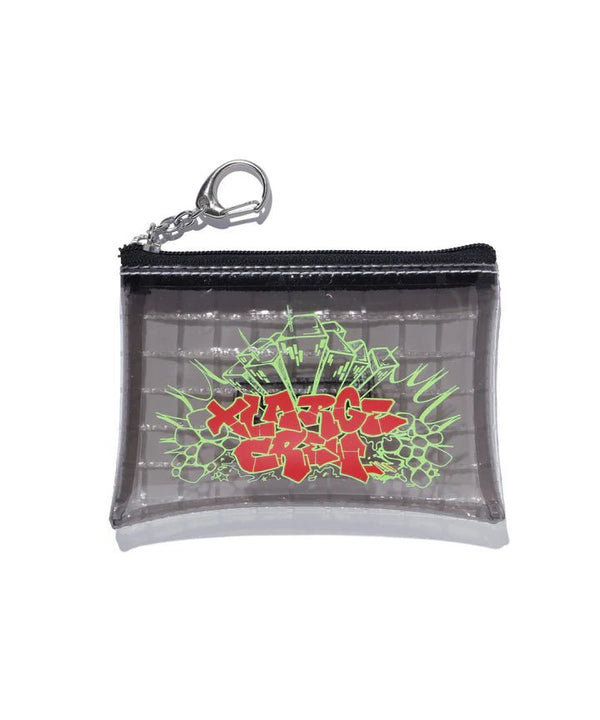 【X - LARGE|エクストララージ】GRAFFITI COIN PURSE/グラフィティ コインパース(CLEAR , BLACK , PINK) - STREAM【X - LARGE|エクストララージ】GRAFFITI COIN PURSE/グラフィティ コインパース(CLEAR , BLACK , PINK)STREAMBLACKONE SIZE