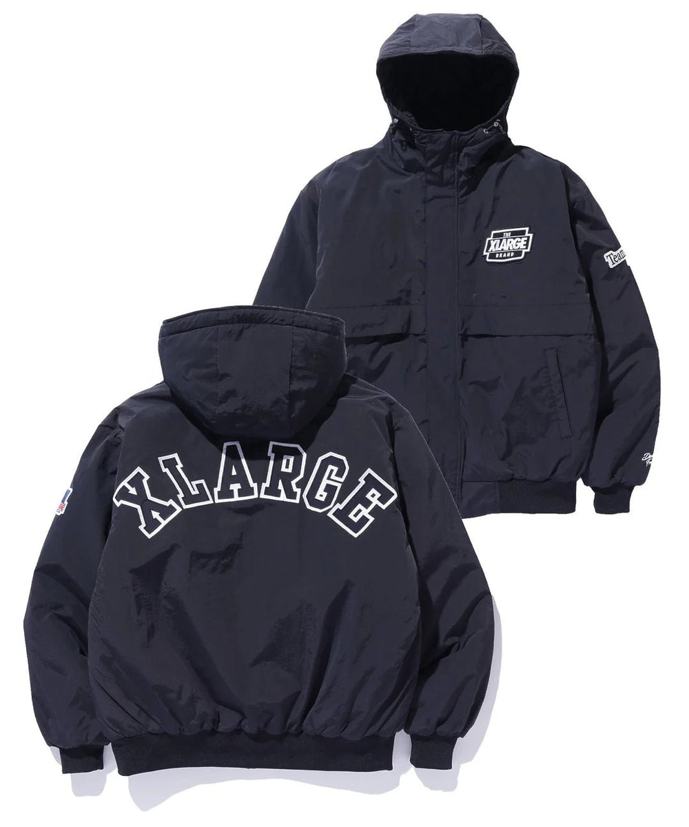 X-LARGE|エクストララージ】NYLON PUFFER JACKET(CAMO,BLACK)正規取扱